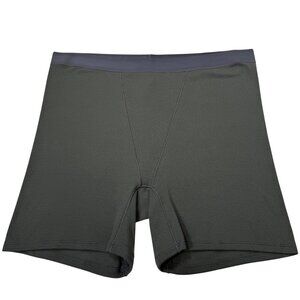 SKIMS Pointelle Logo Boxer Shorts NEW Slate 4X